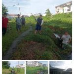 PEMERINTAH KABUPATEN SAMBAS DORONG GERAKAN INDONESIA ASRI, WARGA MUTIARA INDAH KOMPAK GELAR JUMAT BERSIH
