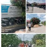 WARGA DAN GURU BERHARAP JALAN PENDIDIKAN SMKN 1 SEMPAROK DI ASPAL